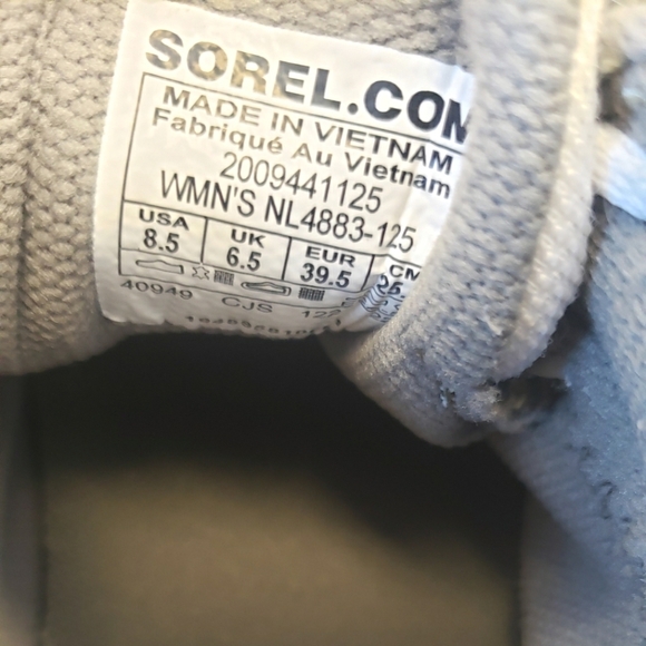 Sorel Explorer II Sneaker Low WP Sea Salt Womens NEW - Picture 8 of 10